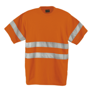 Alternative view of 150g Poly Cotton Safety T-Shirt with tape