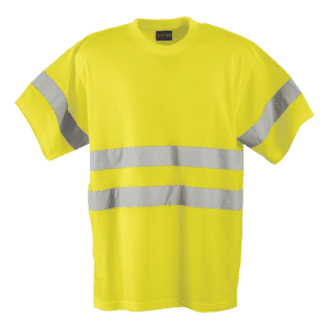 150g Poly Cotton Safety T-Shirt with tape